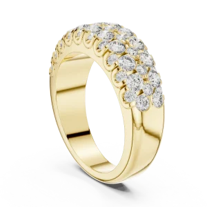 Luminary Pavé-Set Round Brilliant Multi-Row Eternity Band - Image 3