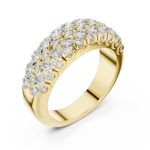 Luminary Pavé-Set Round Brilliant Multi-Row Eternity Band