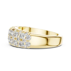 Luminary Pavé-Set Round Brilliant Multi-Row Eternity Band - Image 4