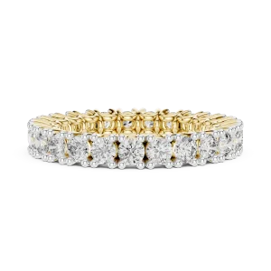 Infinite Luminary Round Brilliant Pavé-Set Eternity Band - Image 4