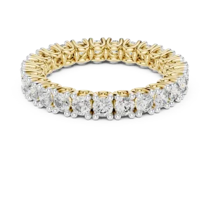 Infinite Luminary Round Brilliant Pavé-Set Eternity Band - Image 2