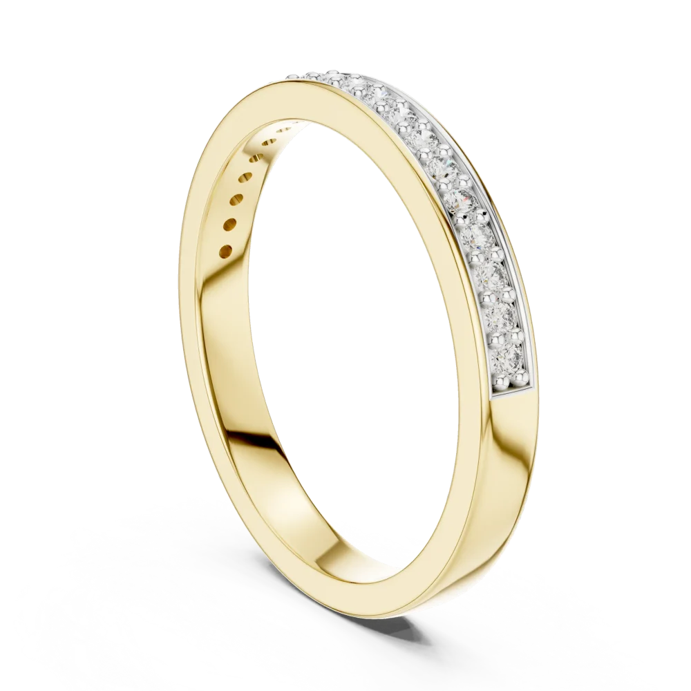 Infinite Round Brilliant Pavé-Set Diamond Eternity Band - Image 3