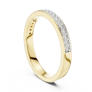 Infinite Round Brilliant Pavé-Set Diamond Eternity Band - Image 3