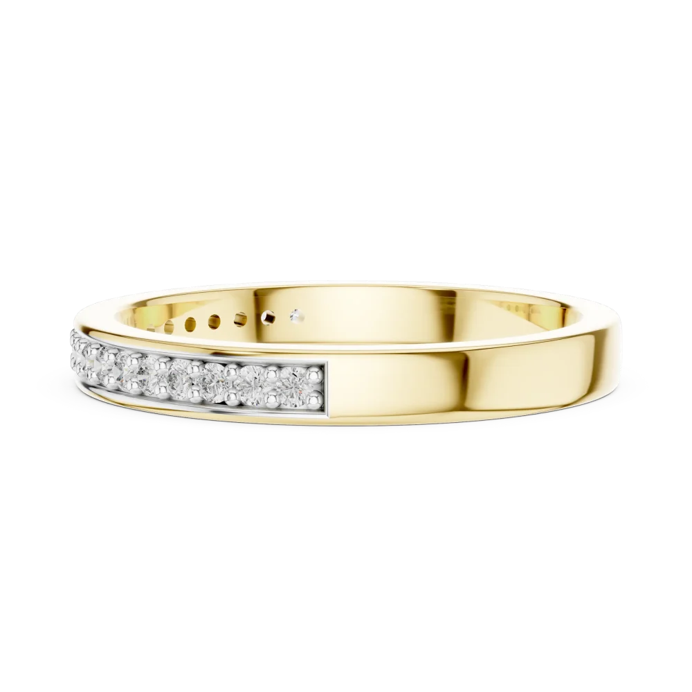 Infinite Round Brilliant Pavé-Set Diamond Eternity Band - Image 4