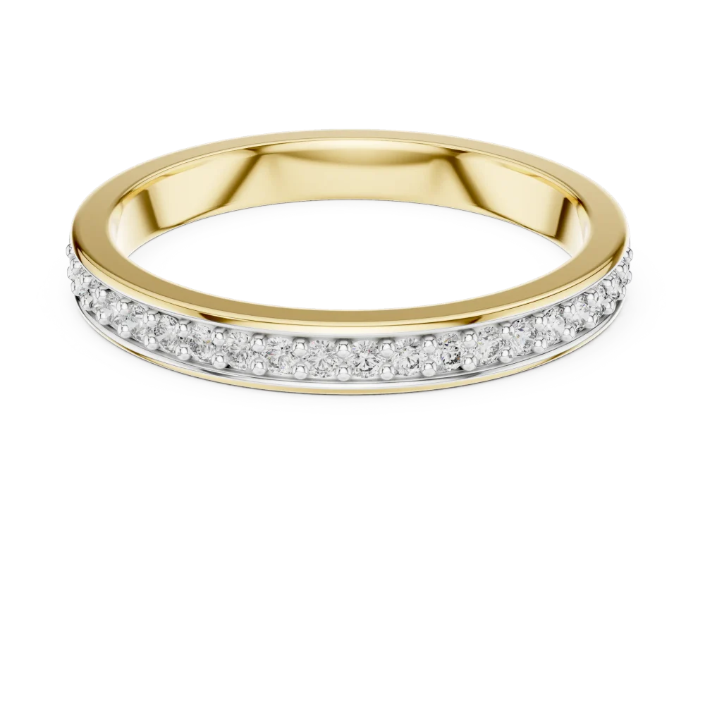 Infinite Round Brilliant Pavé-Set Diamond Eternity Band - Image 2