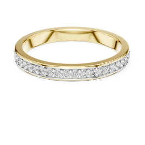 Infinite Round Brilliant Pavé-Set Diamond Eternity Band - Image 2