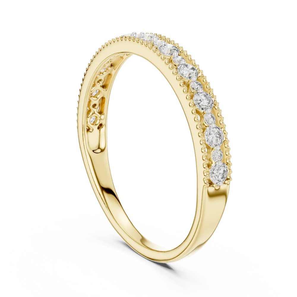 Luminary Round Brilliant Pavé-Set Eternity Band - Image 3