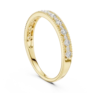Luminary Round Brilliant Pavé-Set Eternity Band - Image 3