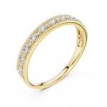 Luminary Round Brilliant Pavé-Set Eternity Band