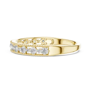 Luminary Round Brilliant Pavé-Set Eternity Band - Image 4
