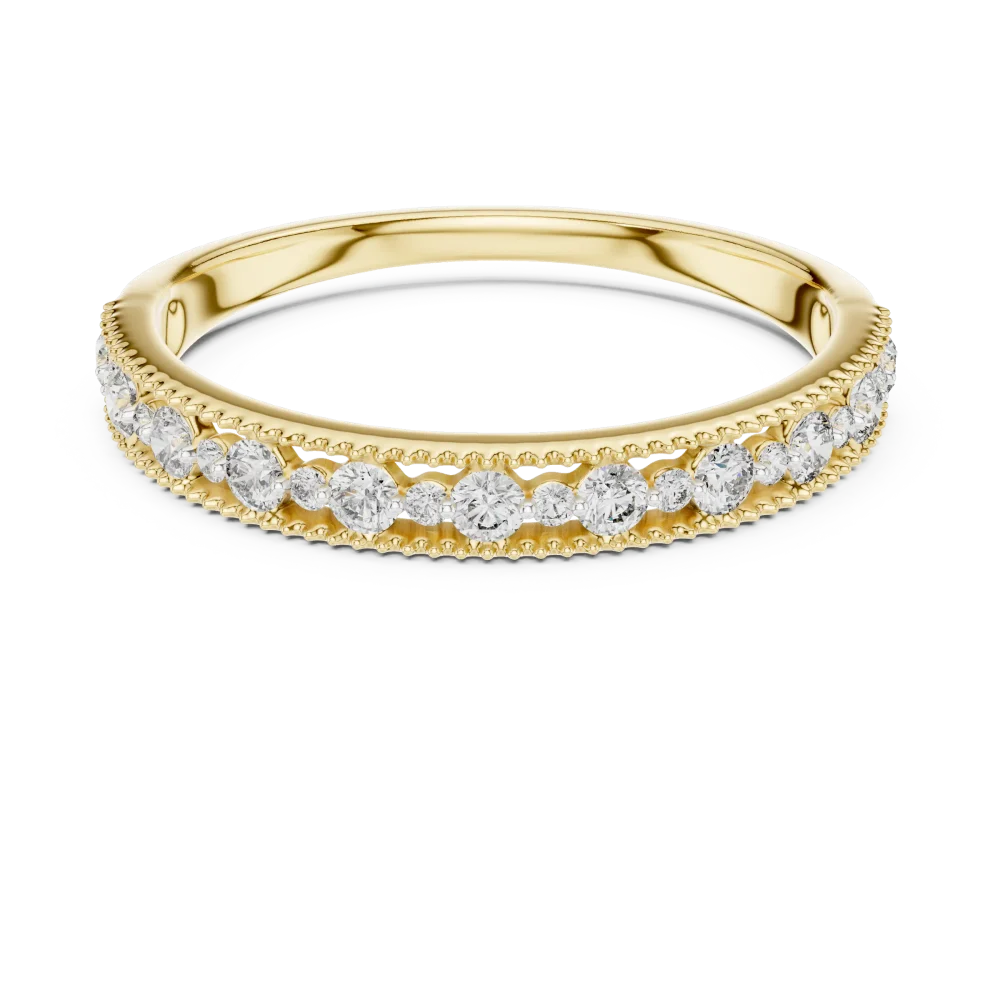 Luminary Round Brilliant Pavé-Set Eternity Band - Image 2