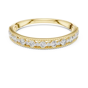 Luminary Round Brilliant Pavé-Set Eternity Band - Image 2