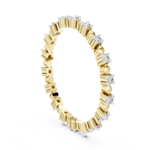Luminary Round Brilliant Pavé-Set Eternity Band - Image 3