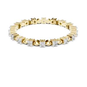 Luminary Round Brilliant Pavé-Set Eternity Band - Image 2