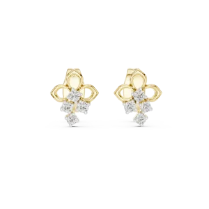 Luminary Round Cluster Petite Stud Earrings - Image 2