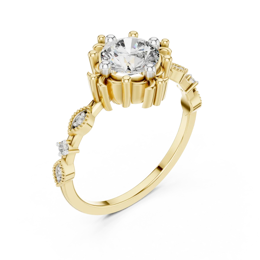 Experience timeless elegance with this brilliant-cut solitaire ring. Handcrafted with certified lab-grown DIAMEUR diamonds, discover yours today.