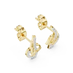 Symmetry Pavé-Set Radiant Architectural Stud Earrings