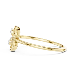 Essence Round Brilliant Asymmetric Heart Silhouette Ring - Image 4