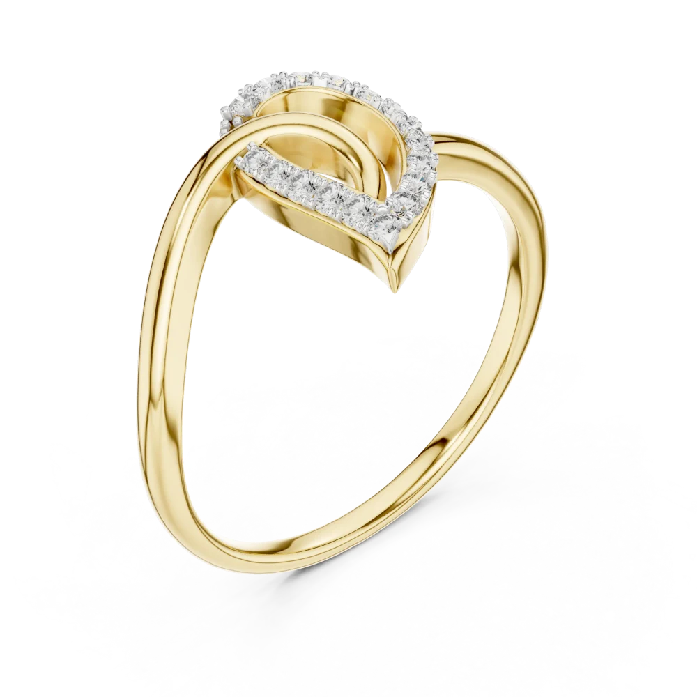 Discover the elegance of our architectural diamond ring. Featuring brilliant DIAMEUR lab-grown diamonds, it is the perfect modern classic. Shop now.