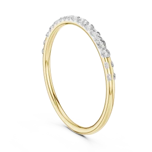 Infinite Pavé-Set Round Brilliant Minimalist Eternity Band - Image 3