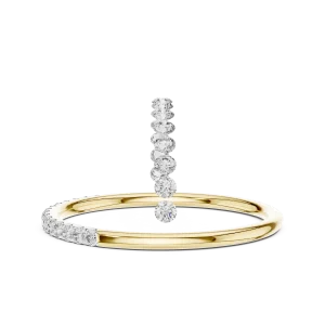 Infinite Pavé-Set Round Brilliant Minimalist Eternity Band - Image 4