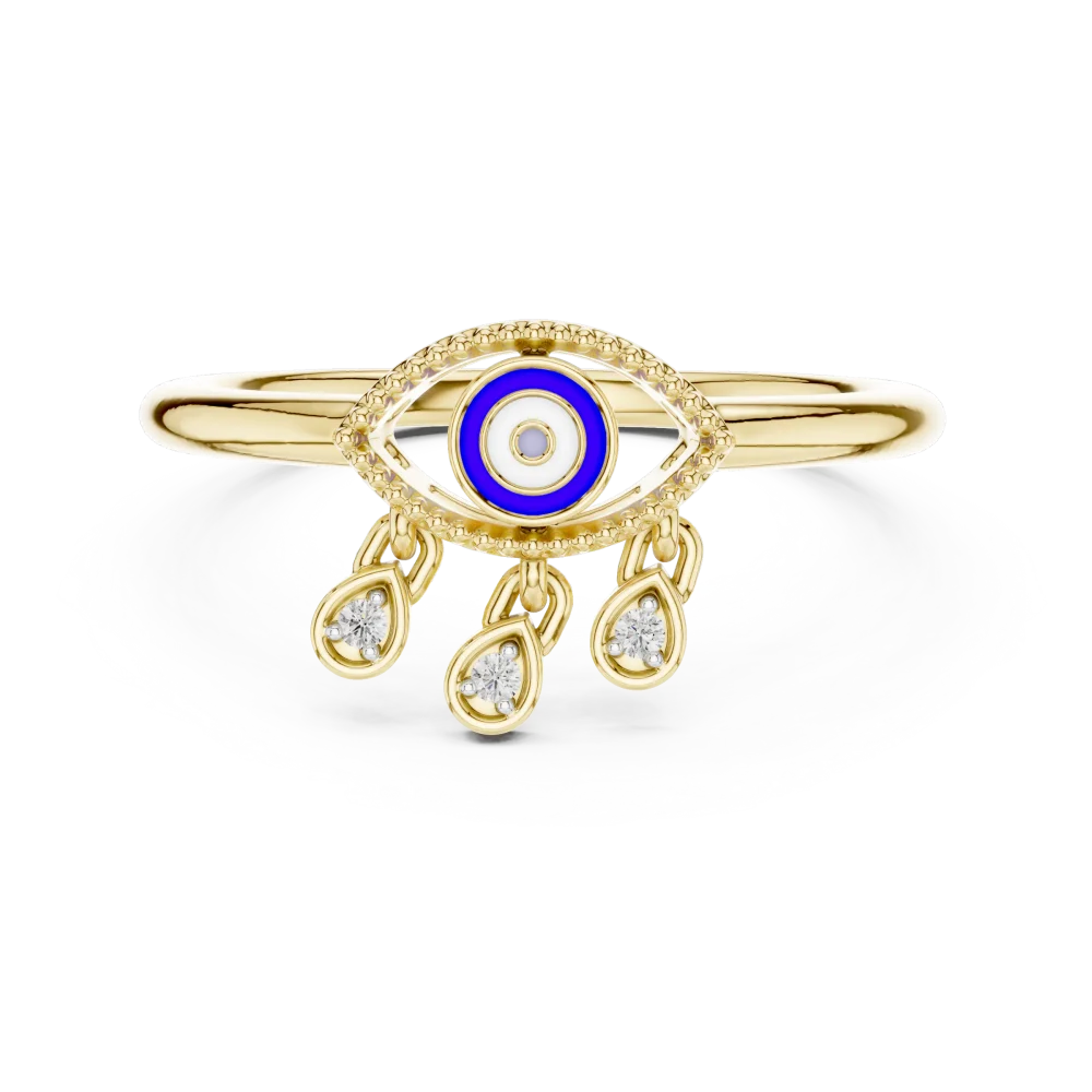 Discover the radiant allure of our eye-inspired statement ring. Featuring premium DIAMEUR lab-grown diamonds, elevate your style and shop today.