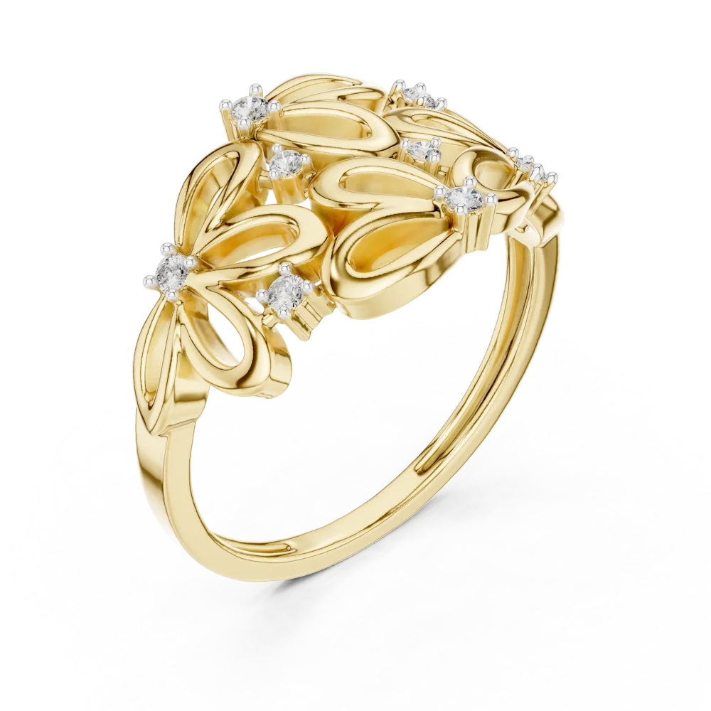 Discover the radiant elegance of our floral-inspired DIAMEUR lab-grown diamond ring. A modern classic designed for effortless luxury. Shop yours today.