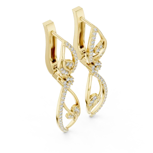 Luminary Infinity Marquise Silhouette Dangler Earrings