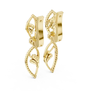 Luminary Infinity Marquise Silhouette Dangler Earrings - Image 4