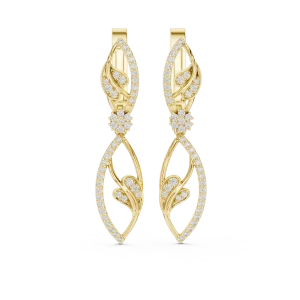 Luminary Infinity Marquise Silhouette Dangler Earrings - Image 2