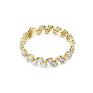 Ethereal Pear Cut Luminary Double Row Tennis Bracelet