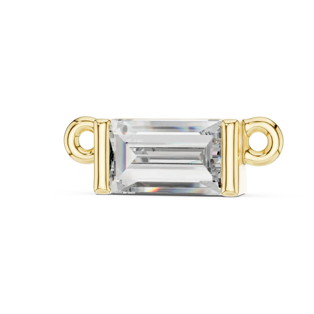 Discover the crisp elegance of our baguette lab-grown diamond pendant. A modern essential that captures radiant light. Elevate your collection today.
