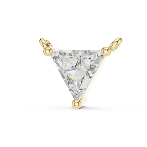 Luminary Trillion Cut Geometric Solitaire Pendant