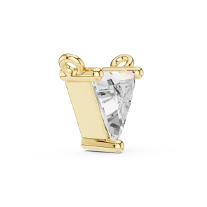 Luminary Trillion Cut Geometric Solitaire Pendant - Image 2