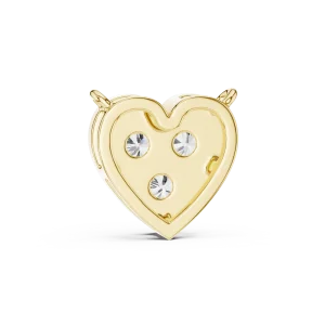 Luminary Round Brilliant Geometric Heart Pendant - Image 3