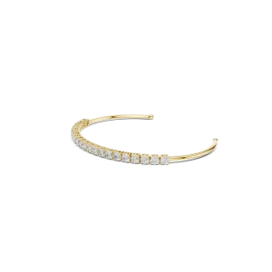 Luminary Round Brilliant Pavé-Set Statement Bracelet - Image 3