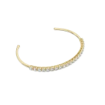 Luminary Round Brilliant Pavé-Set Statement Bracelet
