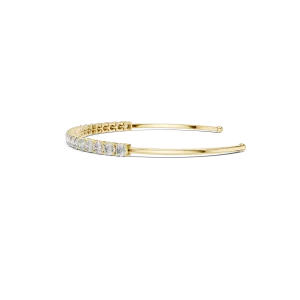 Luminary Round Brilliant Pavé-Set Statement Bracelet - Image 4