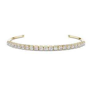Luminary Round Brilliant Pavé-Set Statement Bracelet - Image 2
