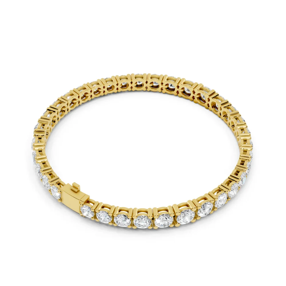 Luminary Round Brilliant Infinite Tennis Bracelet - Image 2