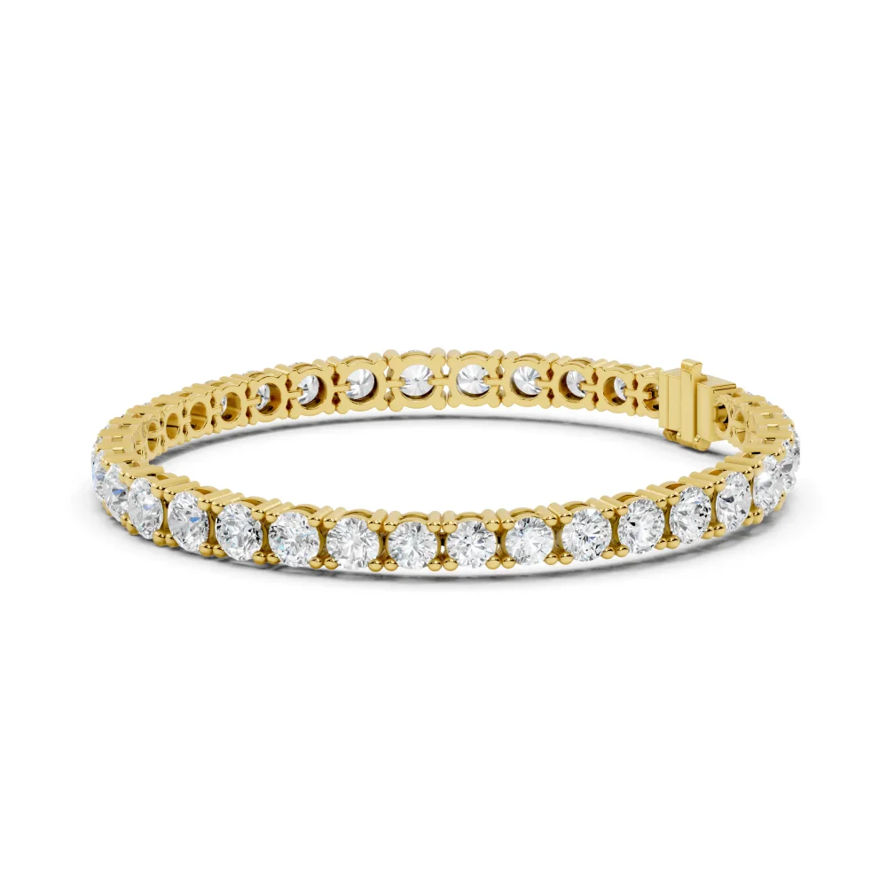 Luminary Round Brilliant Infinite Tennis Bracelet - Image 3