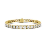 Luminary Round Brilliant Infinite Tennis Bracelet