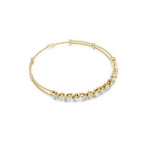 Ethereal Multi-Shape Alternating Statement Tennis Bracelet