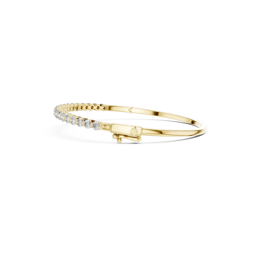 Luminary Round Bezel-Set Infinite Statement Bracelet - Image 3