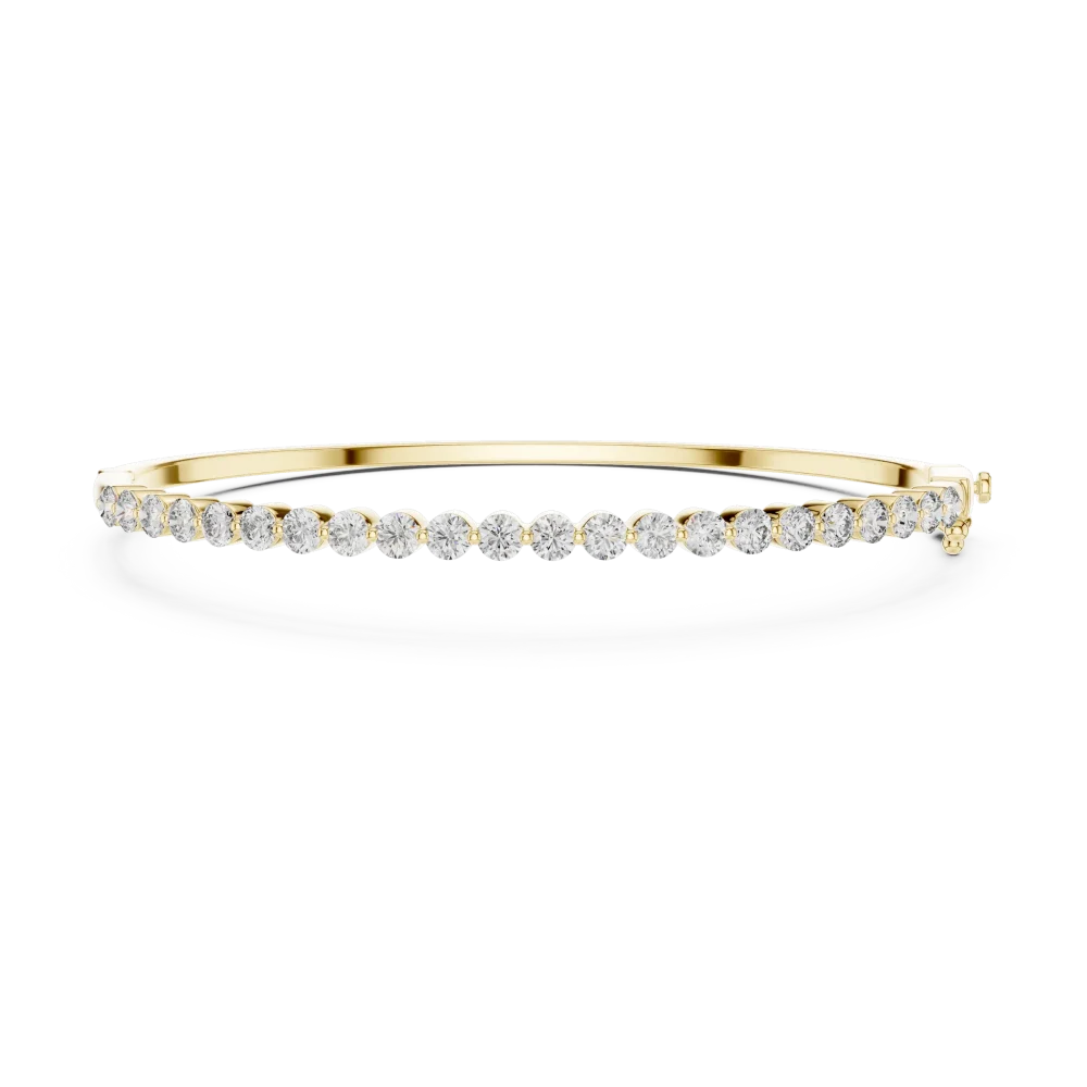 Luminary Round Bezel-Set Infinite Statement Bracelet - Image 2