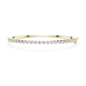 Luminary Round Bezel-Set Infinite Statement Bracelet - Image 2