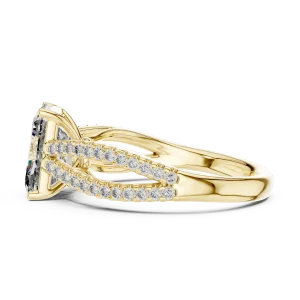 Luminary Radiant Cut Split-Shank Solitaire Ring - Image 4
