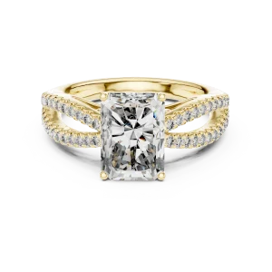 Luminary Radiant Cut Split-Shank Solitaire Ring - Image 2