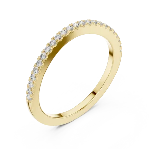 Infinite Pavé-Set Round Brilliant Eternity Band