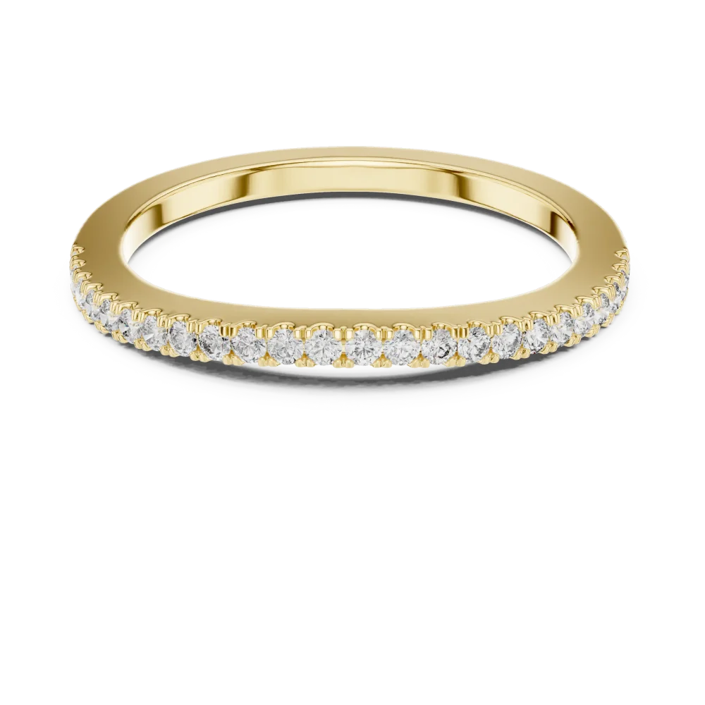Infinite Pavé-Set Round Brilliant Eternity Band - Image 2